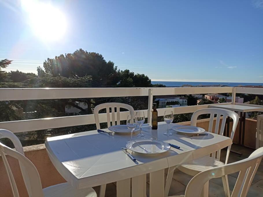 Beau Duplex Vue Mer - Terrasse - Garage - Wifi Sete Exterior photo
